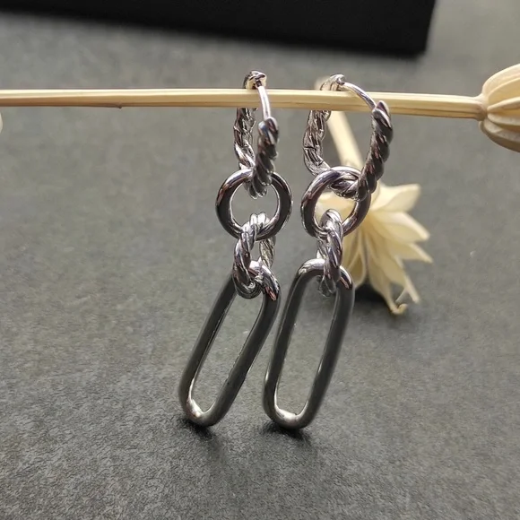 David Yurman 925 silver earrings - Picture 2 of 6